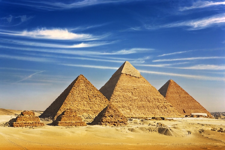 the egyptian pyramids