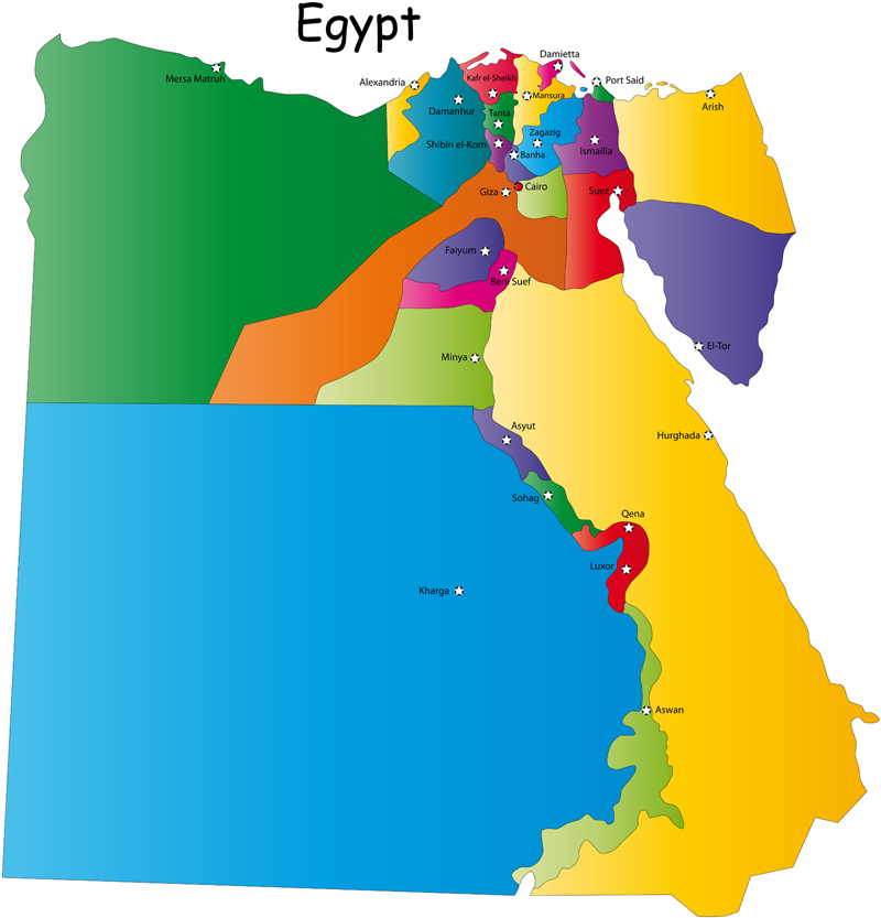 egypt map