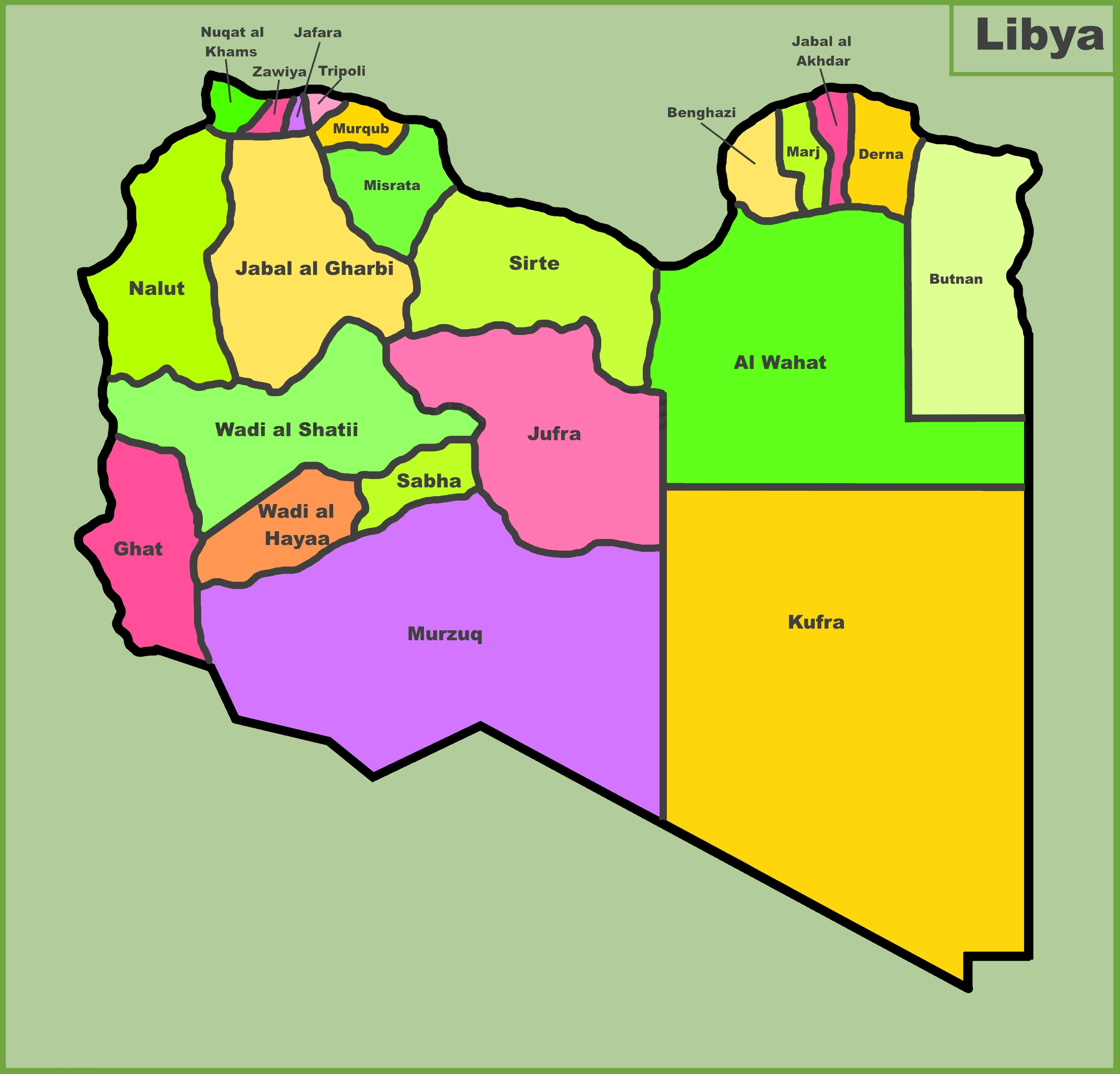 Libya Map