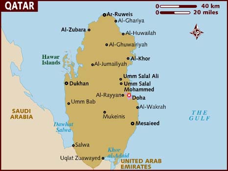 Qatar Map