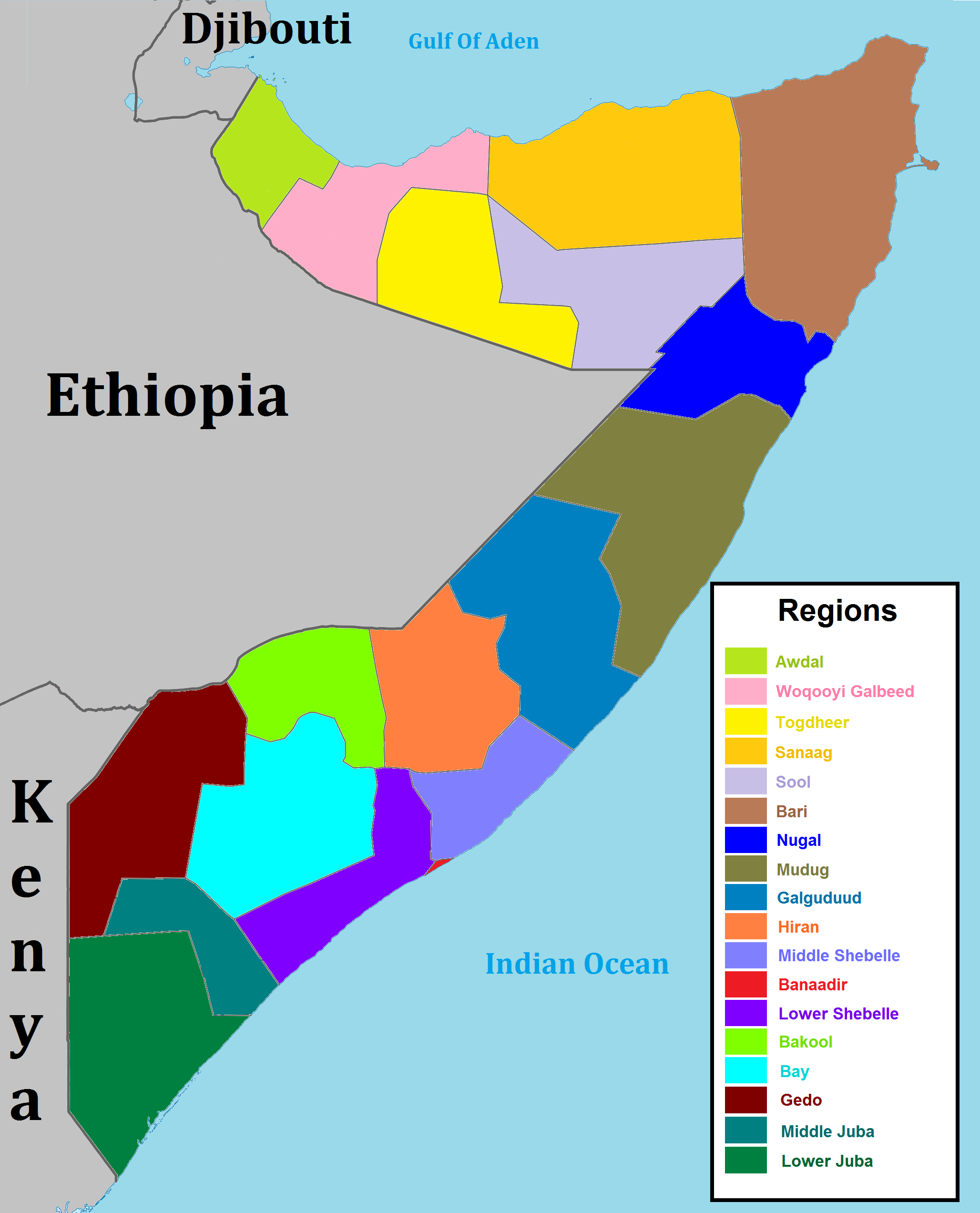 Somalia Map